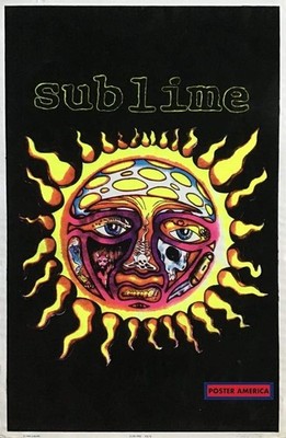 Sublime 40oz. To Freedom Vintage Flocked Blacklight Poster 23.5 x