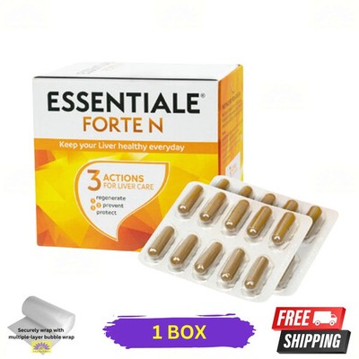1 x Essentiale Forte N Leber Detox & Lebertonikum Ergänzung 90er kostenloser ...