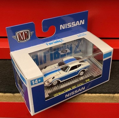 M2 Machines 1970 Nissan Fairlady Z432 in Beautiful Blue and White