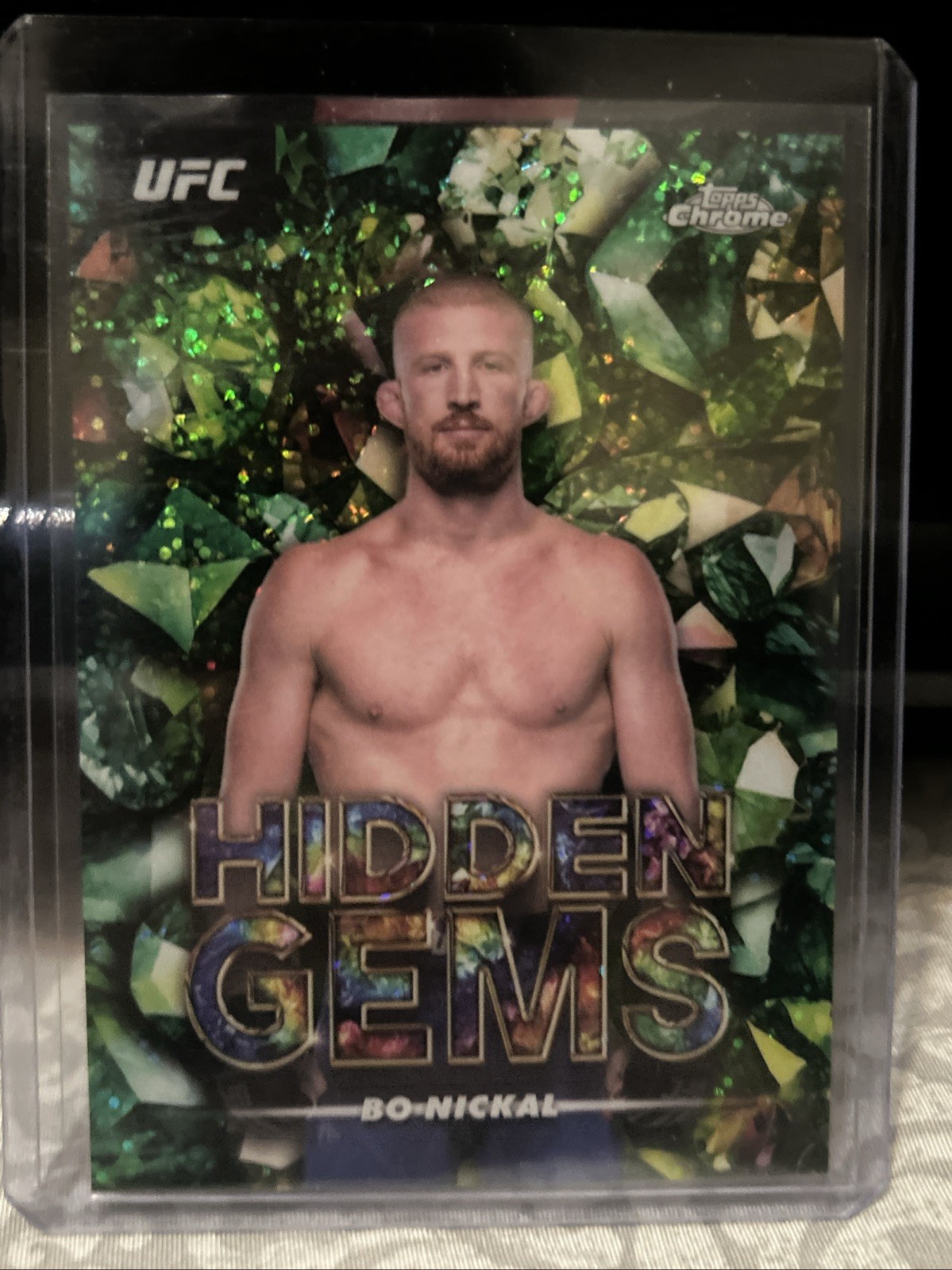 CASE HIT SSP HIDDEN GEMS BO NICKAL HGS-3 2025 Topps Chrome UFC Case Hit