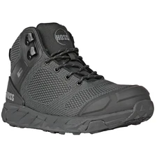 HOSS Men's Buster Hi Nano Composite Toe EH Waterproof Work Shoe Black - 50165, B