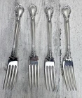 Gorham Sterling Chantilly Forks Set of 4 7.5″ Flatware 203 G No Mono Great Cond.