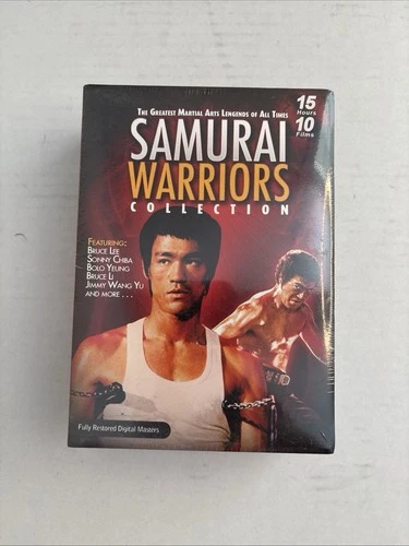 Samurai Warriors Collection DVD Martial Arts Bruce Lee Fights 4+ Hours