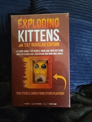 Exploding Kittens: Cat Burglar Edition Board Game Complete Set New Sealed Box