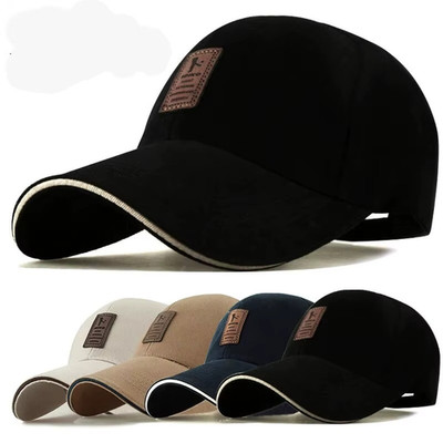 Herren Baumwolle Baseball Cap Verstellbar Sport Sonnenhut Freizeit