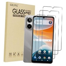 3 Pack Tempered Glass Screen Protectors Compatible with cricket icon pro 2026,
