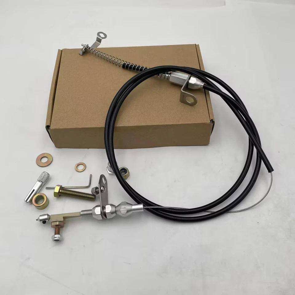 New Black Kickdown Cable Kit For Ford/AOD Lokar KD-2AODU - Image 2 of 4