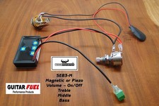 TONE MONSTER SEB3-M Guitar Bass Preamp 3B EQ Magnetic or Piezo Custom Builds