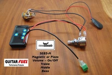 TONE MONSTER SEB3-M Guitar Bass Preamp 3B EQ Magnetic or Piezo Custom Builds