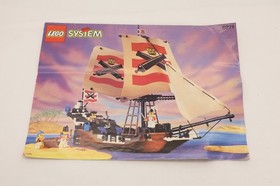 Lego 3 sails + 1 flag + Instruction Book for Imperial Flagship Set #6271, L987