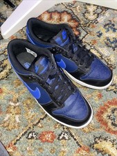 7Y NIKE DUNK LOW GS MIDNIGHT NAVY BLUE-BLACK SNEAKER