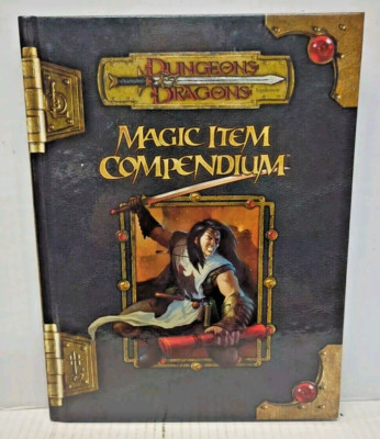 MAGIC ITEM COMPENDIUM 2007 1st print HC Dungeons & Dragons 3.5/D20 WOTC NEW CRN
