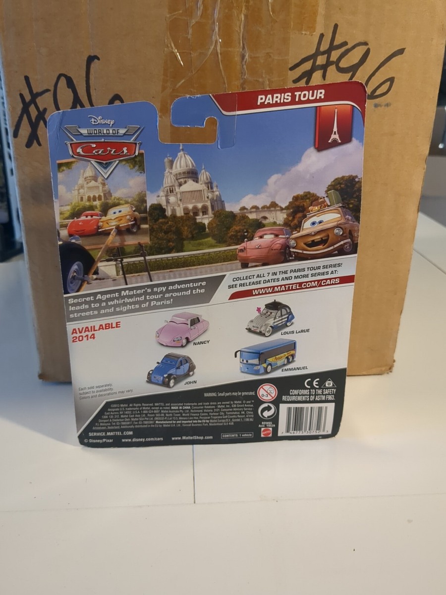 Disney World of Cars - Emmanuel - Paris Tour - Deluxe | eBay