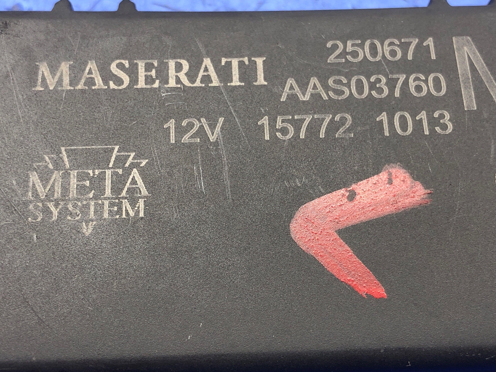 2008-2019 MASERATI GRANTURISMO VOLUMETRIC SENSOR ANTENNA 250671 OEM 2013 2012