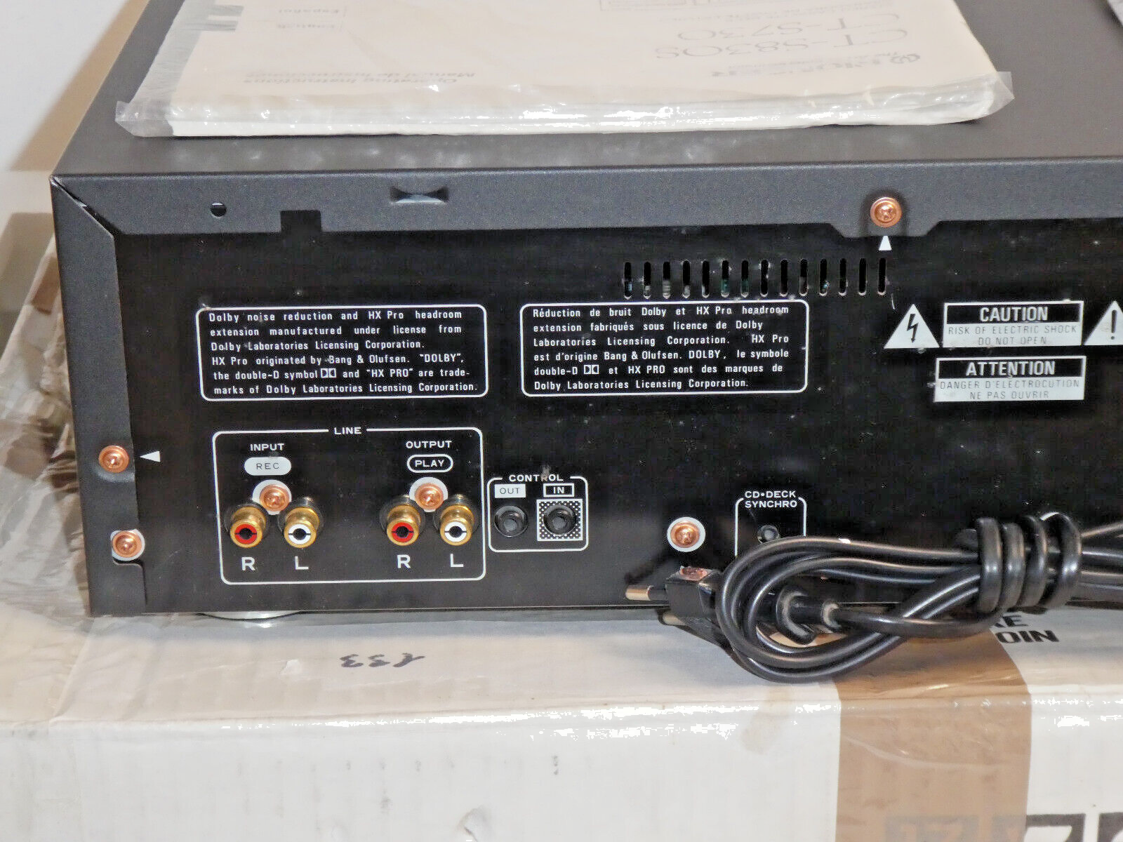 Pioneer CTS830S HighEnd Tape Deck komplett in OVP wie NEU, 2 Jahre