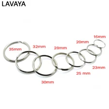 Key Rings Key Chain Split O-Rings Silver Nickel-Plated Bag Parts Accessories