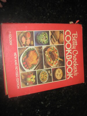 1983 Betty Crocker's Cookbook, Slight cover damage, ring bound