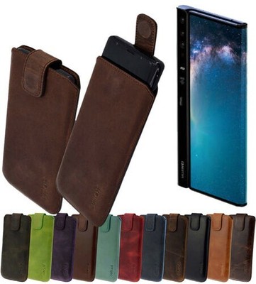 Suncase Leather Case Phone Cover Protection Leather Case Cap for Huawei Mate X