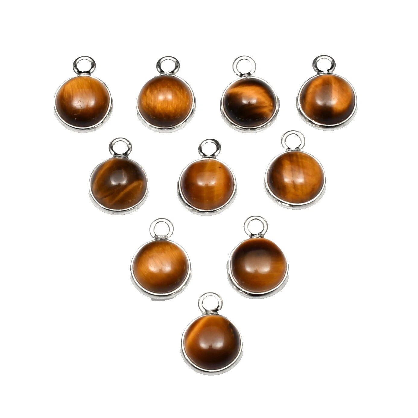 Коричневые подвески и кулоны с драгоценными камнями для изготовления украшений