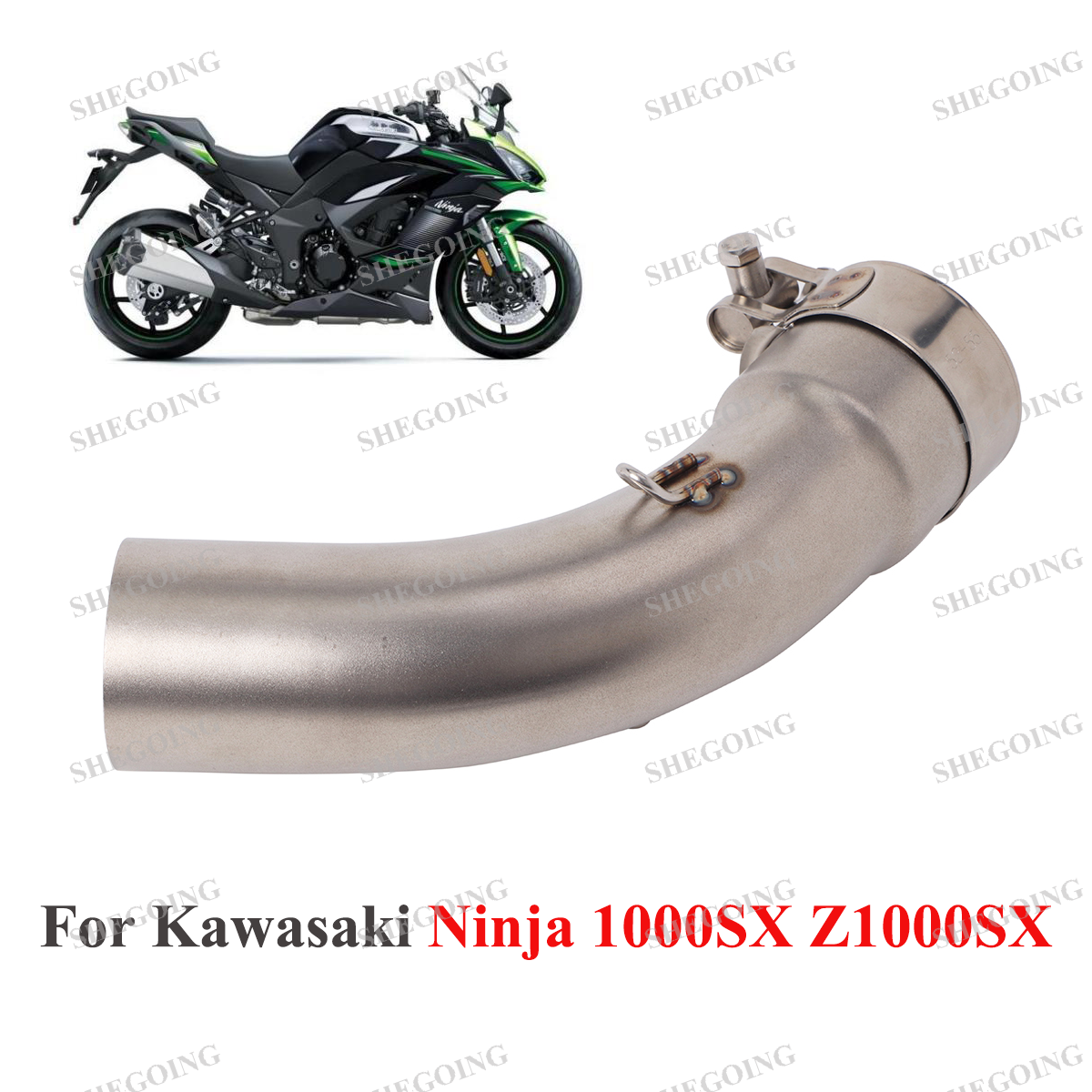 Motorcycle Exhaust For Kawasaki Ninja 1000SX Z1000SX 21-24 Middle
