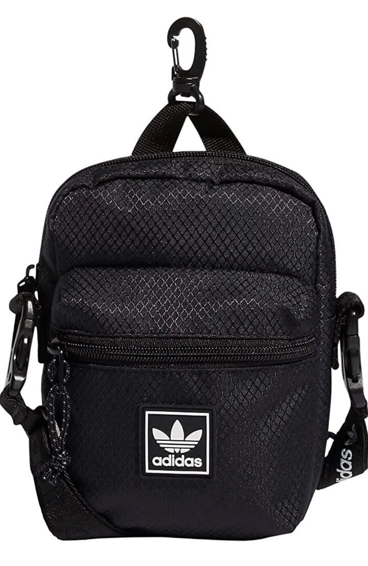  adidas Unisex Originals Utility Crossbody, Black/White, One  Size : Clothing, Shoes & Jewelry