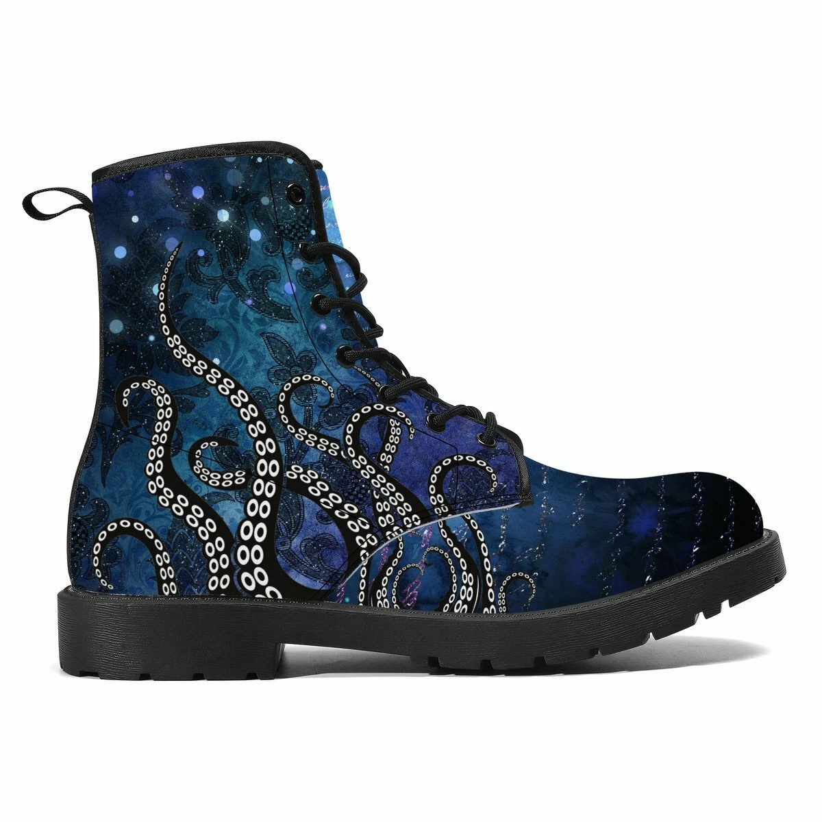 Kraken Winter Gothic Canvas Boots