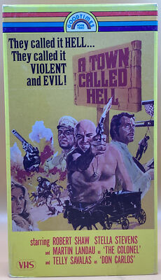 A Town Called Hell VHS 1971, 1986 Robert Shaw **Buy 2 Get 1 Free**