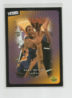 KOBE BRYANT (LA Lakers) 2003 UPPER DECK VICTORY CARD #42 | eBay