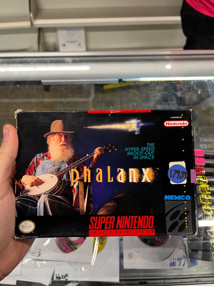 Phalanx The Enforce Fighter A-144 SNES Super Nintendo