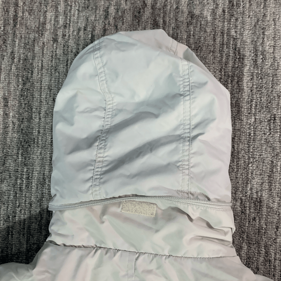 Columbia Womens Size Large Snap Front Jacket Blue White Work Ski Coat