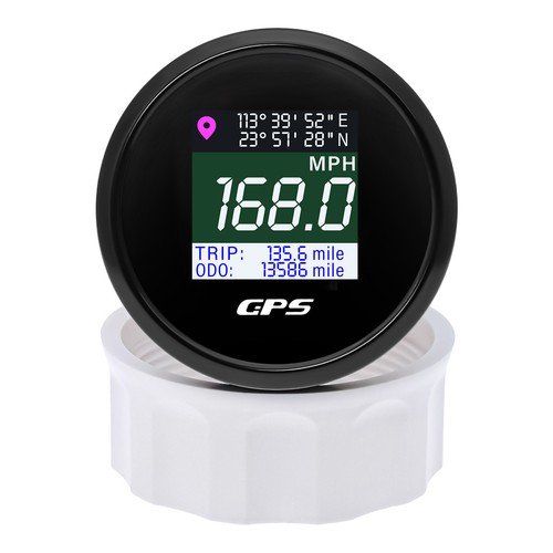 2" 52MM Digital GPS Speedometer Gauge for Marine Boat Car Truck Motorcycle ATV - Picture 8 of 15