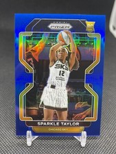 2022 Prizm WNBA #43 SPARKLE TAYLOR Blue Prizm Card #'d /149 Sky