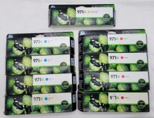 Lot of 9 hp toner 971xL x4 C CN626AM x4 M CN627AM x1 y CN628AM