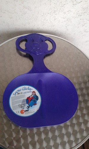 Teller - SchlitteSnow Glider blau Breit 33 cm x Lang 48 cm x Hoch 2 cm 171 Gramm - Bild 3 von 10
