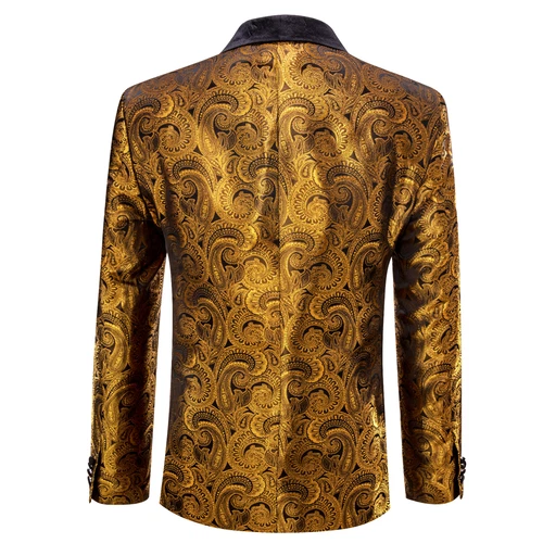 Para Hombres Floral Esmoquin Cena Chaqueta Calce Regular Chal Solapa Paisley Baile de graduación Fiesta Traje - Imagen 206 de 236