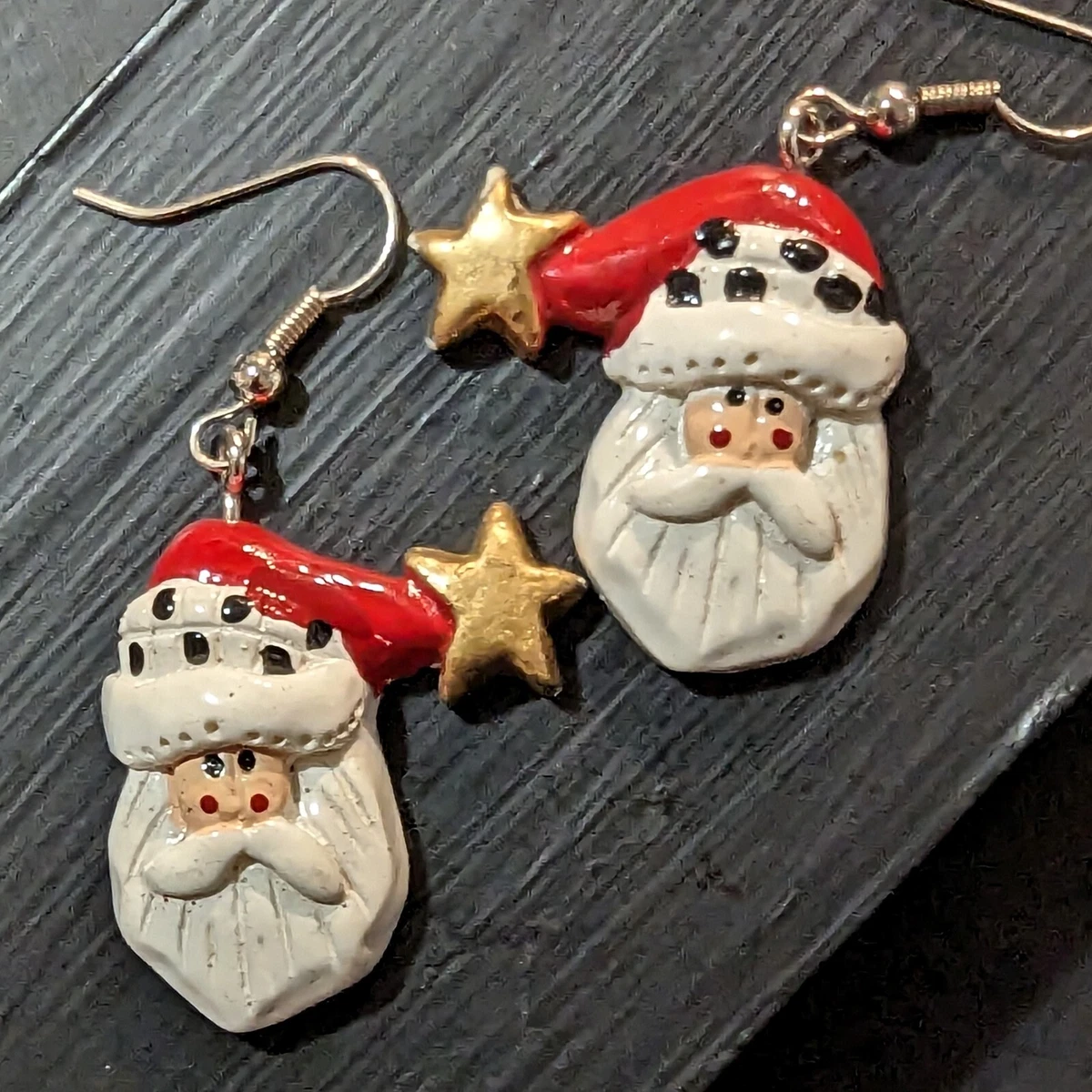 Resin 2024 christmas earrings