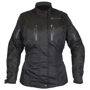 Frank Thomas Rose Ladies Motorcycle Jacket Womens Black