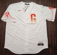 Nike San Francisco Giants Mike Yastrzemski City Connect Jersey 2XL White $160
