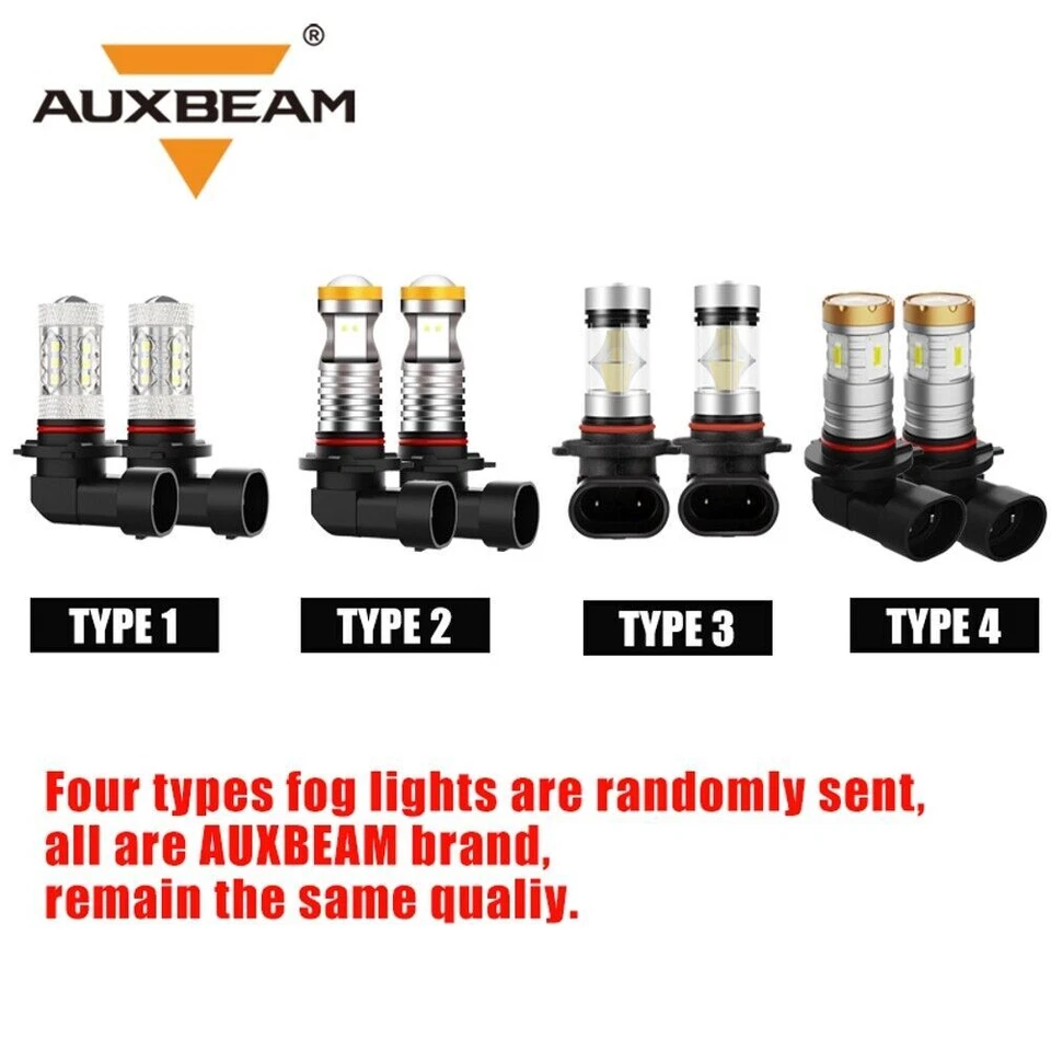 Faro LED AUXBEAM Canbus Hi/Lo+Fog Light blanco para Ford Expedition 1999-2002 Foto 2 de 4