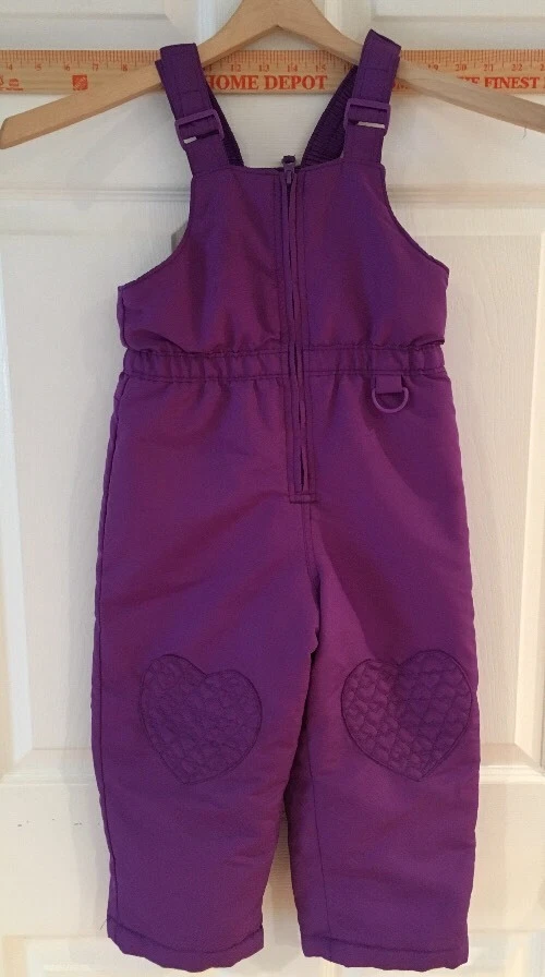 Macacão de neve feminino roxo 4T - Imagem 3 de 4