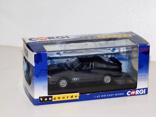 AUDI QUATTRO MK2 AZUL NÓRDICO METÁLICO 1990 VANGUARDS VA12900 1:43 - Imagen 4 de 5