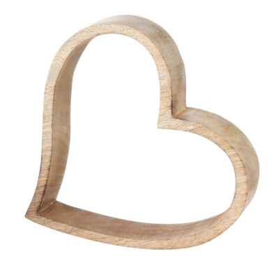 BOLTZE Dekoaufsteller Flachau Holzherz 14cm 204106