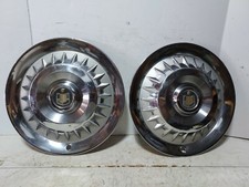 2 Vintage 1959 59 Mercury Monterey Colony Park Mercury Man Hubcap
