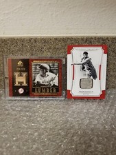 🤑HOF🤑HERB PENNOCK🤑YOGI BERRA GAME USED💥MATERIAL💥BOTH CARDS LIMITED ED