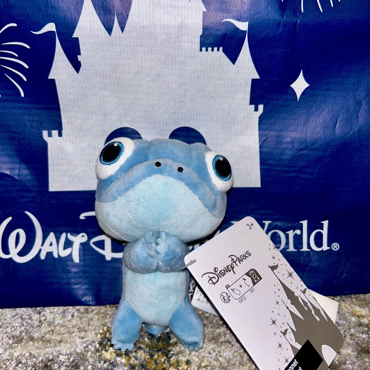 Disney Parks Bruni Magnetic Hands Plush Bag Accessory NEW WITH