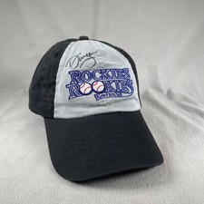 Colorado Rockies Hat Kids OS Black Gray Rockies Rookies Fan Club MLB