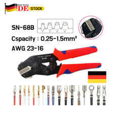 SN-68B Crimpzange Ratsche f&uuml;r DUPONT, JST, MOLEX und weitere Anwendungen DE
