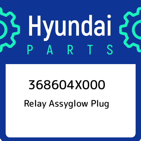Hyundai KIA Glow Plug Relay Assembly 368604x000 Omron Niqa 70a for
