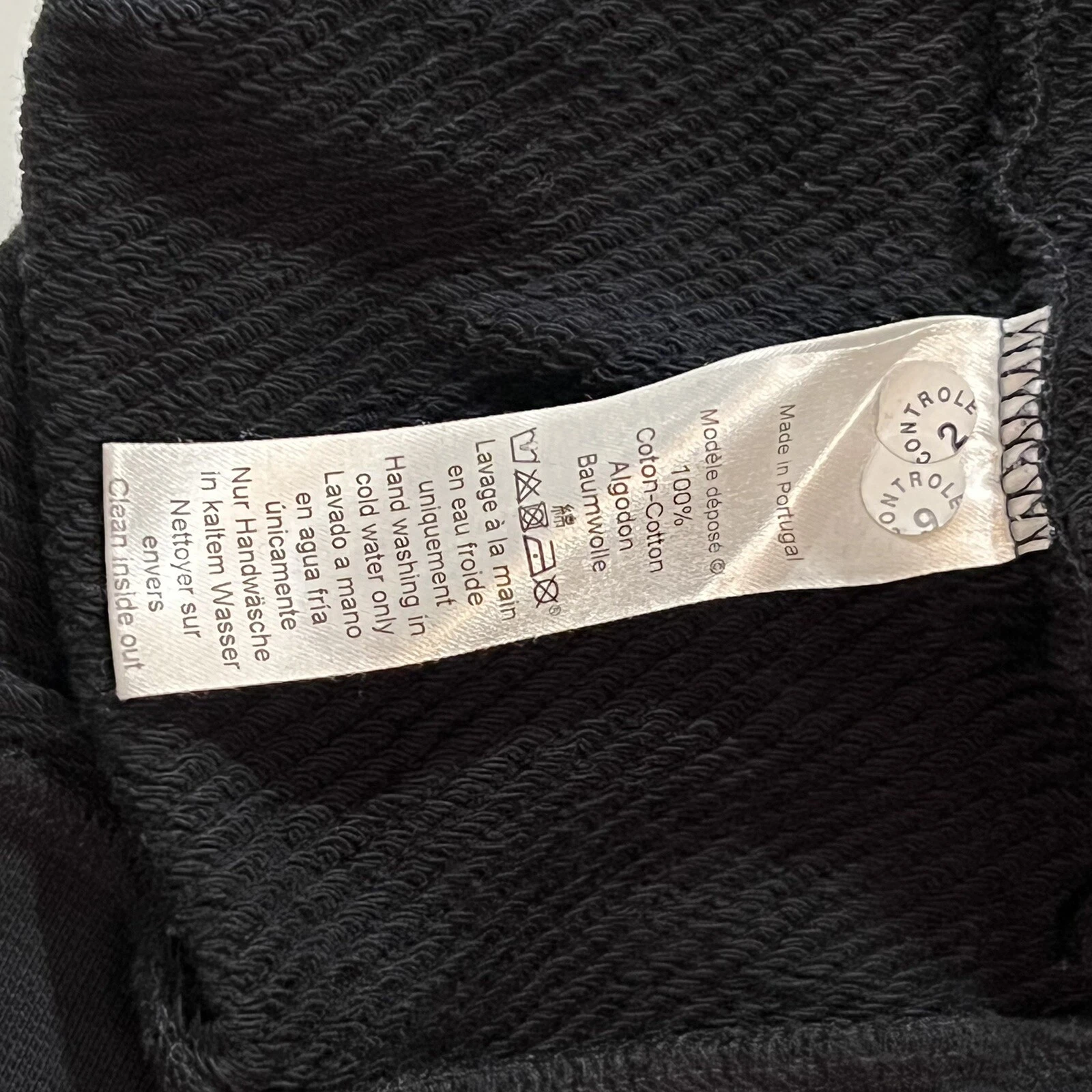 Felpa maglione Kenzo Paris nero e blu petto grafica logo paillettes M cotone