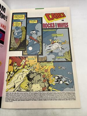 Cable #1 Future Destiny 1st Issue May 1993 Marvel Comic Book